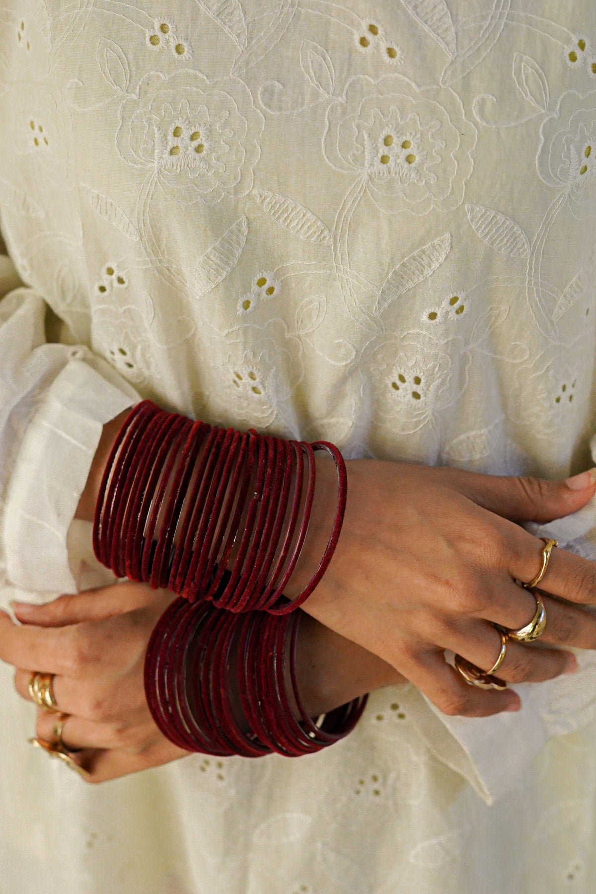 White Chikankari Shirt