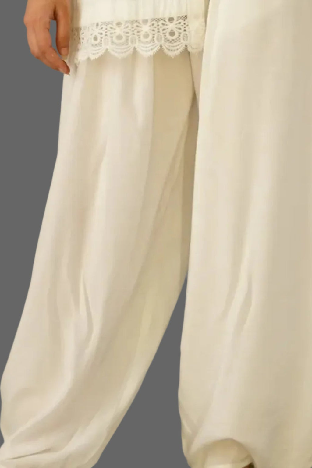 Balloon Pants - WHITE