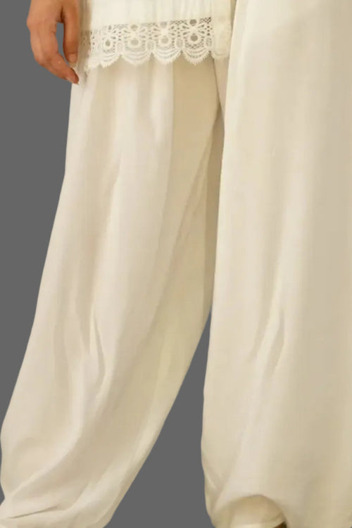 Balloon Pants - WHITE