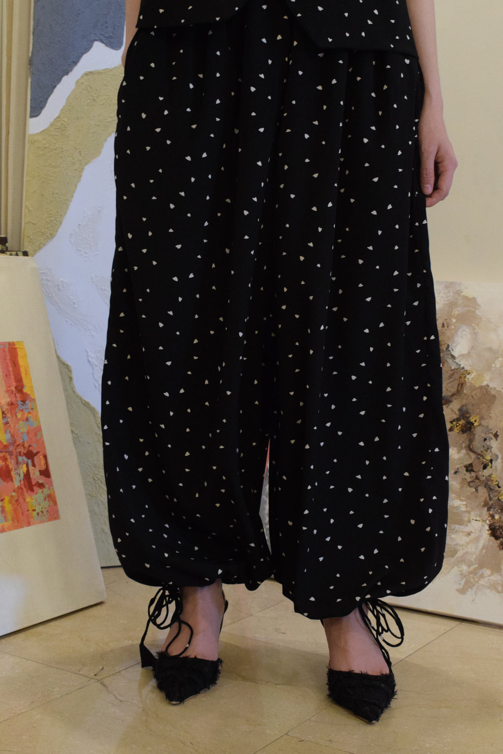 Polkadot Balloon Pants