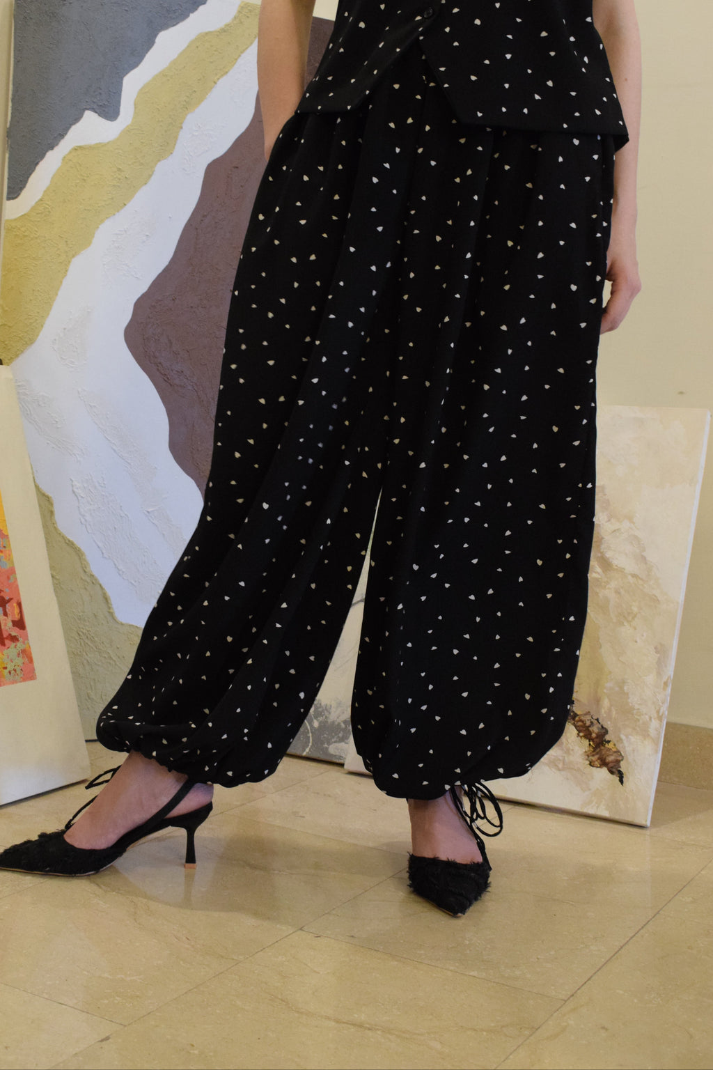 Polkadot Balloon Pants